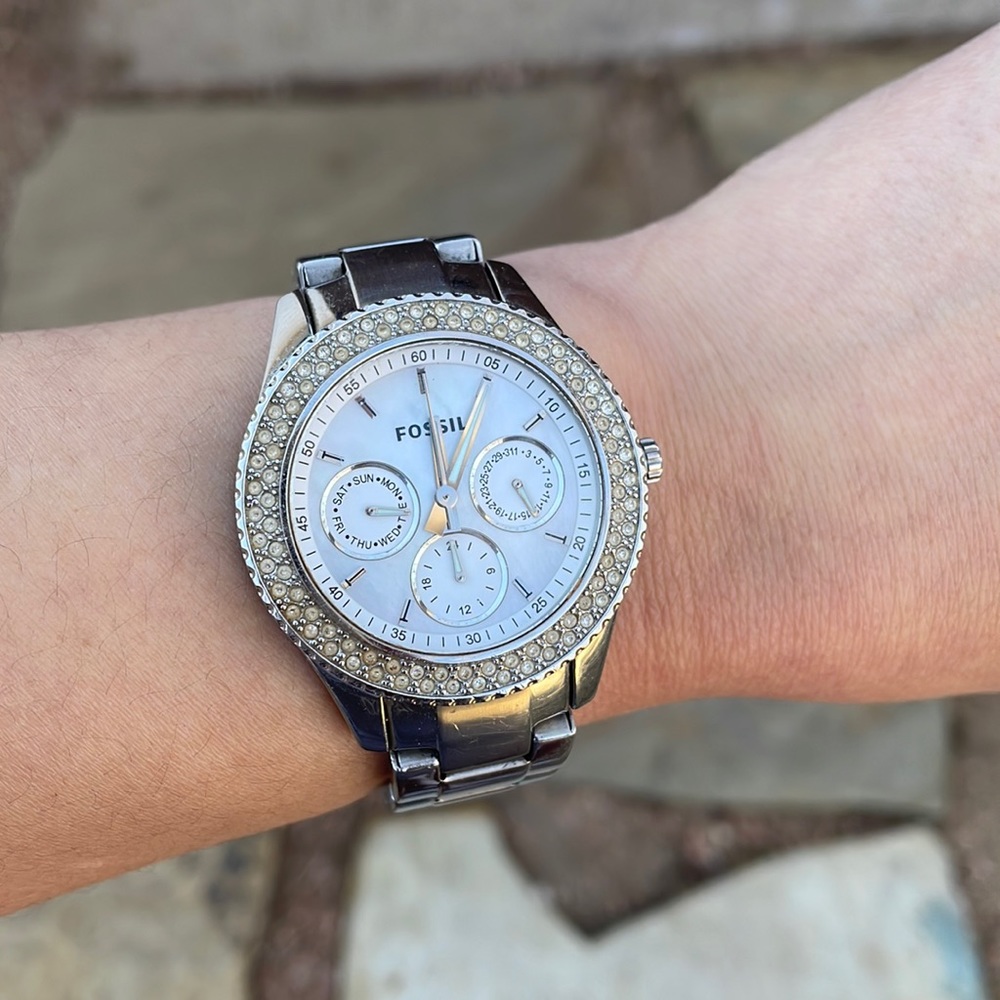 Fossil watch - silver